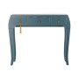 Consola DKD Home Decor Abeto Azul Madeira MDF 96 x 26 x 80 cm de DKD Home Decor, Jogos de móveis - Ref: S3023783, Preço: 145,...