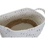 Basket set DKD Home Decor Cotton Boho Rushes (36 x 26 x 42 cm) (3 Pieces) by DKD Home Decor, Boxes - Ref: S3028815, Price: 46...