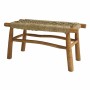 Banqueta DKD Home Decor Natural Marrom claro Rotim Teca 90 x 32 x 45 cm de DKD Home Decor, Cadeiras - Ref: S3034241, Preço: 1...