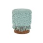 Repose-pied DKD Home Decor Bois Marron Coton Menthe (43 x 43 x 52 cm) (40 x 40 x 50 cm) de DKD Home Decor, Poufs et repose-pi...