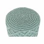 Poggiapiedi DKD Home Decor Legno Marrone Cotone Menta (43 x 43 x 52 cm) (40 x 40 x 50 cm) di DKD Home Decor, Ottomane e poggi...