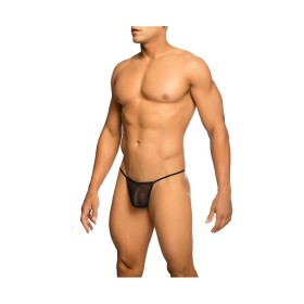 Tanga Mob Eroticwear Nero S/M di Mob Eroticwear, Perizomi, string e tanga - Rif: M0402369, Prezzo: 17,79 €, Sconto: %