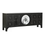 Mueble de TV DKD Home Decor Negro Oriental Blanco Dorado Blanco/Negro Metal Abeto Madera MDF 130 x 26 x 51 cm de DKD Home Dec...