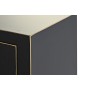 Consola DKD Home Decor Branco Preto Dourado Metal Abeto Madeira MDF 63 x 28 x 83 cm | Tienda24 - Global Online Shop Tienda24.eu