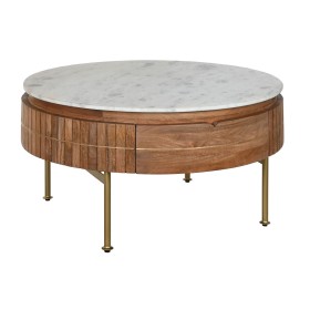 Corner table Alexandra House Living Golden 33 x 76 x 35 cm | Tienda24 - Global Online Shop Tienda24.eu