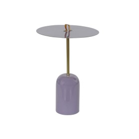 Table d'appoint DKD Home Decor Cuir Fer Laqué (40 x 40 x 56 cm) de DKD Home Decor, Tables - Réf : S3040449, Prix : 75,29 €, R...