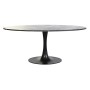 Table de Salle à Manger DKD Home Decor Noir Métal Marbre 180 x 100 x 76 cm de DKD Home Decor, Tables - Réf : S3040511, Prix :...