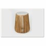 Mesa de apoio DKD Home Decor Branco Natural Mármore Madeira de mangueira 47 x 47 x 58 cm de DKD Home Decor, Jogos de móveis -...