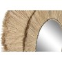 Wall mirror DKD Home Decor Crystal 100 x 4 x 100 cm Bali Jute by DKD Home Decor, Wall-Mounted Mirrors - Ref: S3043174, Price:...