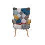 Fauteuil DKD Home Decor 70 x 73 x 100 cm Marron Bois d'hévéa Multicouleur de DKD Home Decor, Chaises - Réf : S3044228, Prix :...