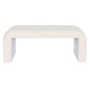 Banquette DKD Home Decor Blanc 112 x 42 x 44 cm de DKD Home Decor, Chaises - Réf : S3044320, Prix : 95,08 €, Remise : %