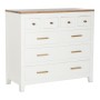 Cómoda DKD Home Decor Blanco Marrón Acacia Madera de mango Urbano 110 x 45 x 100 cm | Tienda24 - Global Online Shop Tienda24.eu