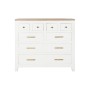 Cómoda DKD Home Decor Blanco Marrón Acacia Madera de mango Urbano 110 x 45 x 100 cm | Tienda24 - Global Online Shop Tienda24.eu