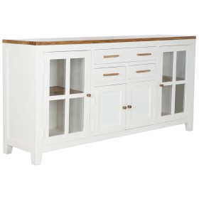 Aparador DKD Home Decor Branco Castanho 180 x 45 x 90 cm de DKD Home Decor, Armários e aparadores - Ref: S3052628, Preço: 582...