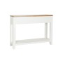 Table d'appoint DKD Home Decor Blanc Marron Acacia Bois de manguier 110 x 30 x 80 cm de DKD Home Decor, Tables - Réf : S30526...