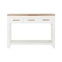 Beistelltisch DKD Home Decor Weiß Braun Akazienholz Mango-Holz 110 x 30 x 80 cm von DKD Home Decor, Tische - Ref: S3052632, P...