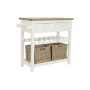 Console DKD Home Decor Beige osier Bois de paulownia 88 x 38 x 80 cm de DKD Home Decor, Tables - Réf : S3052973, Prix : 287,9...