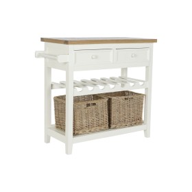 Console DKD Home Decor Beige osier Bois de paulownia 88 x 38 x 80 cm de DKD Home Decor, Tables - Réf : S3052973, Prix : 287,9...