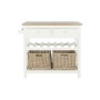 Console DKD Home Decor Bege vime Madeira de paulónia 88 x 38 x 80 cm de DKD Home Decor, Jogos de móveis - Ref: S3052973, Preç...