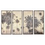 Set di 4 quadri DKD Home Decor Palme Coloniale 200 x 4 x 120 cm di DKD Home Decor, Stampe e quadri su tela - Rif: S3053122, P...