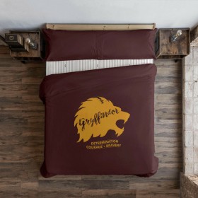 Funda Nórdica Harry Potter Gryffindor Values Multicolor 175 Hilos 220 x 220 cm Cama de 135/140 | Tienda24 Tienda24.eu