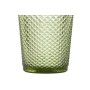 Set of glasses DKD Home Decor Green Crystal With relief 240 ml (6 Units) by DKD Home Decor, Tumblers - Ref: S3053576, Price: ...