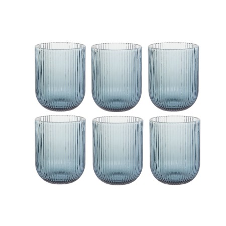 Gläserset DKD Home Decor Blau Kristall 240 ml (6 Stück) von DKD Home Decor, Whiskeygläser - Ref: S3053580, Preis: 12,92 €, Ra...