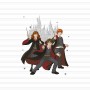 Funda Nórdica Harry Potter Team Multicolor 175 Hilos 140 x 200 cm Cama de 80 | Tienda24 Tienda24.eu