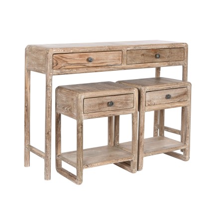 Console Home ESPRIT Teck Bois Recyclé 121 x 35 x 88 cm (3 Pièces) de Home ESPRIT, Tables - Réf : S3053645, Prix : 411,40 €, R...