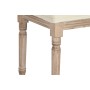 Banqueta Home ESPRIT Blanco Natural Poliéster Madera de caucho 100 x 38 x 43 cm de Home ESPRIT, Sillas - Ref: S3054264, Preci...