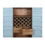 Bottle rack Home ESPRIT Turquoise Metal MDF Wood 76,5 x 39,5 x 157,5 cm | Tienda24 - Global Online Shop Tienda24.eu