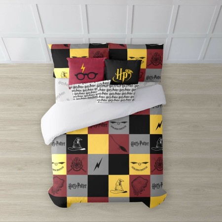 Copripiumino Harry Potter Hogwarts Multicolore 175 Fili 180 x 220 cm S