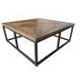 Mesa de Centro Home ESPRIT Madeira Metal 120 x 120 x 45 cm de Home ESPRIT, Jogos de móveis - Ref: S3054316, Preço: 552,34 €, ...