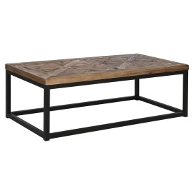 Side table Black Natural Crystal Iron Rubber wood 61 x 50 x 53 cm | Tienda24 - Global Online Shop Tienda24.eu