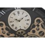 Reloj de Pared Home ESPRIT Negro Dorado Metal Cristal Engranajes 46 x 7,3 x 46 cm de Home ESPRIT, Relojes de pared - Ref: S30...