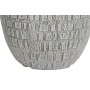 Set di vasi da fiori Home ESPRIT Grigio Fibra di Vetro Magnesio 55 x 55 x 55,5 cm (3 Unità) di Home ESPRIT, Cachepot - Rif: S...