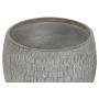 Set di vasi da fiori Home ESPRIT Grigio Fibra di Vetro Magnesio 55 x 55 x 55,5 cm (3 Unità) di Home ESPRIT, Cachepot - Rif: S...