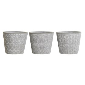 Blumentopf Grau Zement 17,5 x 17,5 x 16,5 cm | Tienda24 - Global Online Shop Tienda24.eu