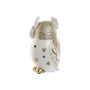 Decorative Figure Home ESPRIT White Golden Owl Romantic 10 x 8 x 18 cm by Home ESPRIT, Ornaments - Ref: S3056081, Price: 17,4...