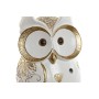 Figura Decorativa Home ESPRIT Branco Dourado Coruja Romântico 10 x 8 x 18 cm de Home ESPRIT, Adornos - Ref: S3056081, Preço: ...