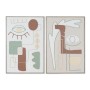 Pintura Home ESPRIT Abstrato Urbana 62,5 x 3 x 92,5 cm (2 Unidades) de Home ESPRIT, Impressões sobre tela - Ref: S3056187, Pr...