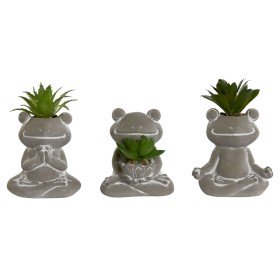 Plante décorative Mica Decorations Rosal Céramique PVC | Tienda24 - Global Online Shop Tienda24.eu