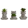 Decorative Plant Home ESPRIT Polyethylene Cement Frog 7,5 x 5 x 11 cm (3 Units) | Tienda24 - Global Online Shop Tienda24.eu