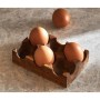 Egg cup Home ESPRIT Natural Acacia 15 x 10 x 4 cm | Tienda24 - Global Online Shop Tienda24.eu