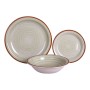 Dinnerware Set Home ESPRIT Blue Green Multicolour Pink Amber Stoneware 26,5 x 26,5 x 3 cm 27,5 x 27,5 x 3 cm 18 Pieces by Hom...