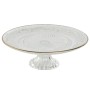 Assiette plate Home ESPRIT Transparent Doré Verre 23 x 23 x 8 cm de Home ESPRIT, Plats et plateaux - Réf : S3057007, Prix : 5...