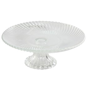 Plato Llano Home ESPRIT Transparente Cristal 20,5 x 20,5 x 7,5 cm de Home ESPRIT, Platos y fuentes - Ref: S3057010, Precio: 4...