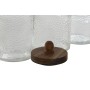 3 Tubs Home ESPRIT Transparent Natural Silicone Crystal Acacia 600 ml 900 ml 1,2 L 3 Pieces by Home ESPRIT, Food storage - Re...