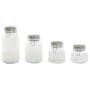 Set mit 4 Kanistern Home ESPRIT Blau Weiß Metall Silikon Kristall Steingut 800 ml 1 L 1,5 L 2,2 L 4 Stücke von Home ESPRIT, L...