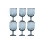 Conjunto de Copos Home ESPRIT Azul Cristal 300 ml 8 x 8 x 14 cm (6 Unidades) | Tienda24 - Global Online Shop Tienda24.eu